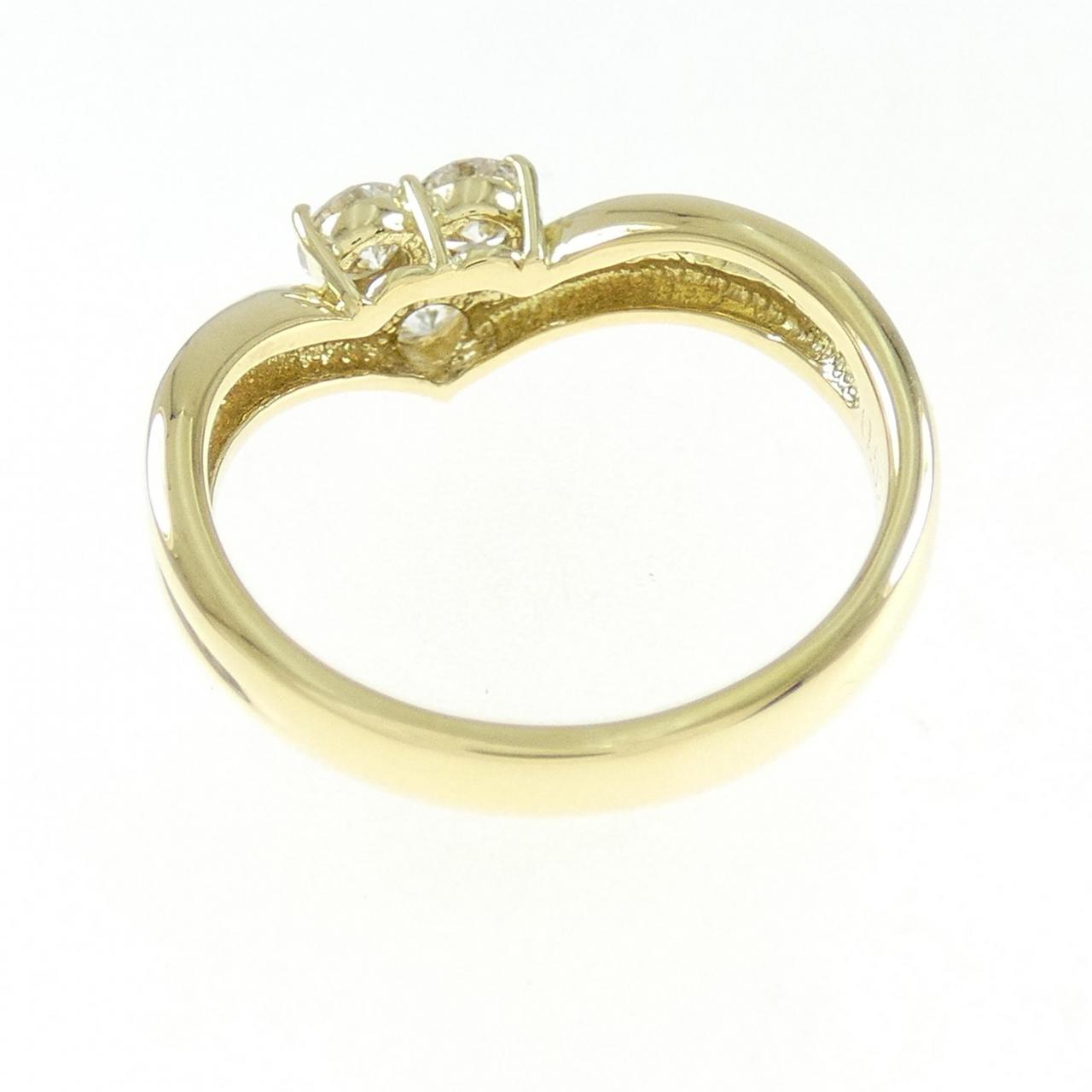 K18YG ダイヤモンド リング 0.52CT