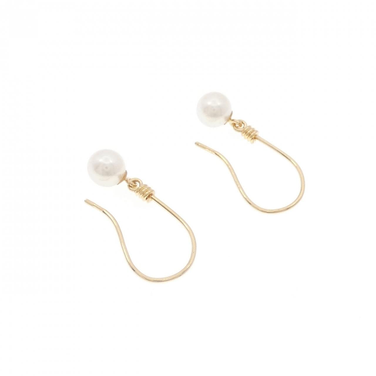 K18YG アコヤパール ピアス 4.1mm