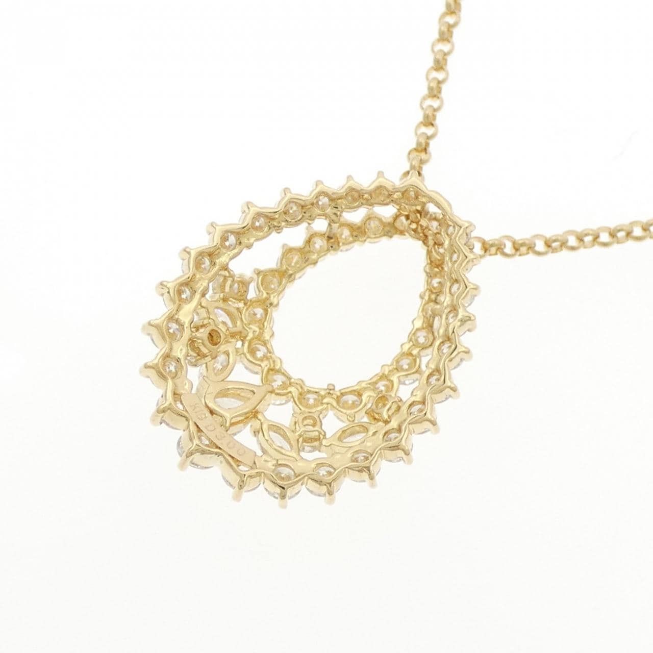 K18YG ダイヤモンド ネックレス 3.00CT