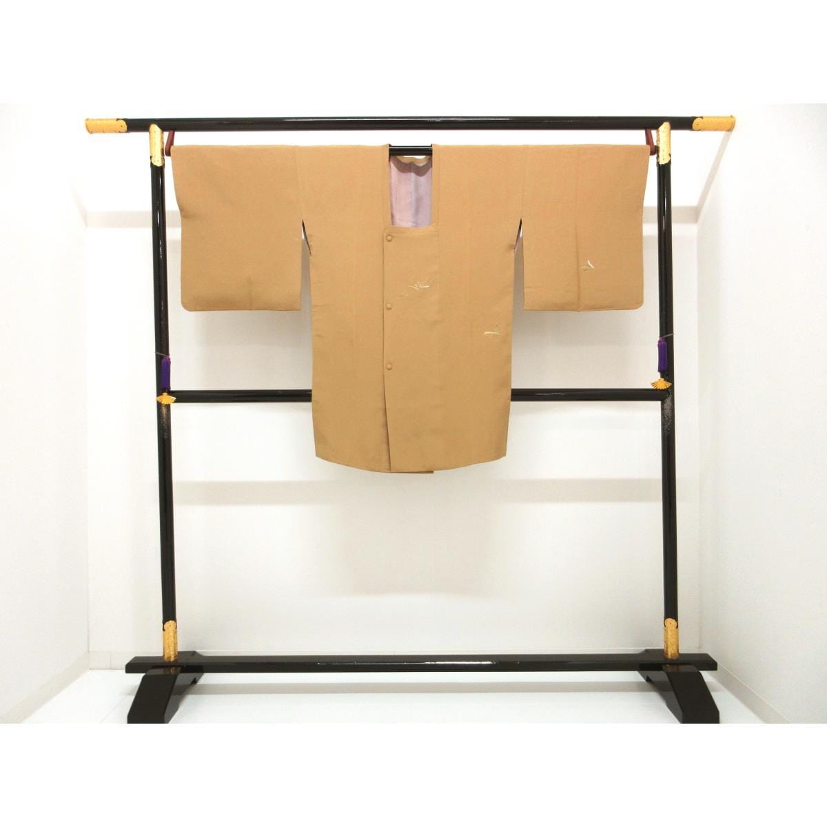 道行コート　友禅金彩加工　刺繍入り