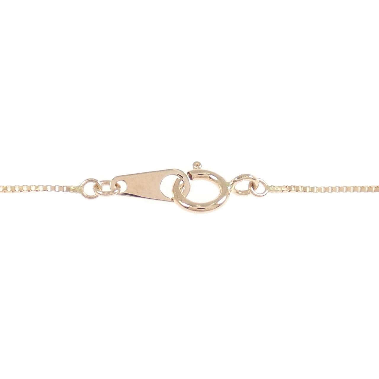 K14PG ハート サファイヤ ネックレス 0.56CT