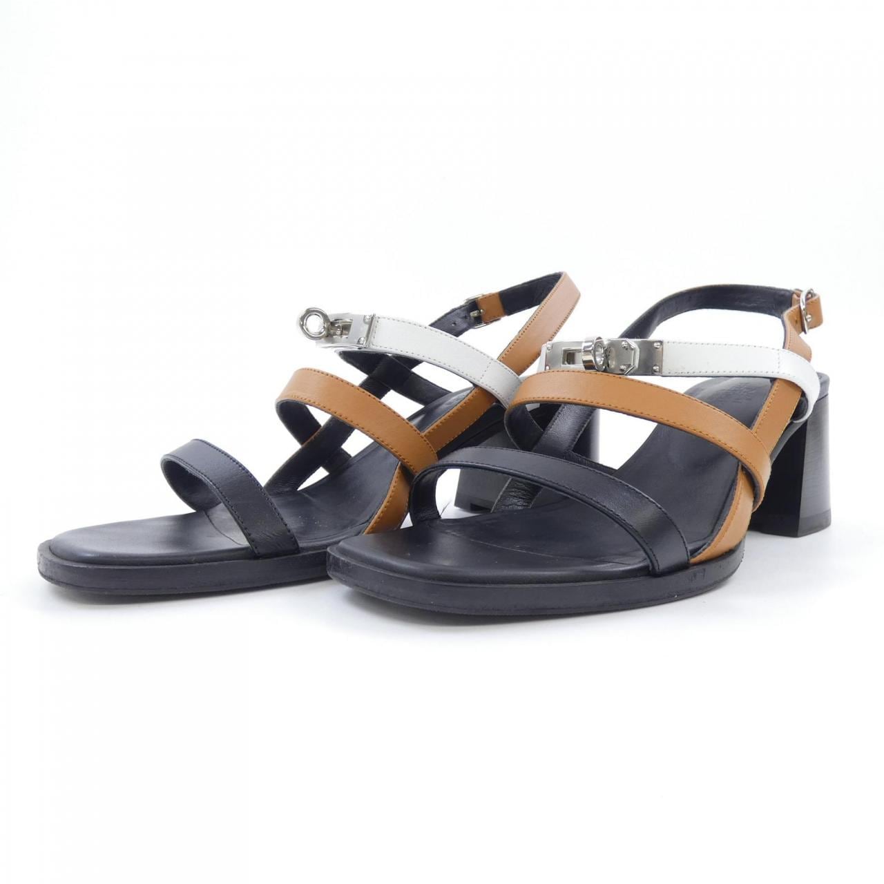 エルメス HERMES イヴ 60 ケリーバックル 221078Z サンダル