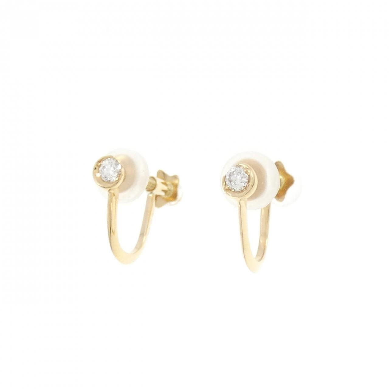 スタージュエリー ダイヤモンド イヤリング 0.08CT