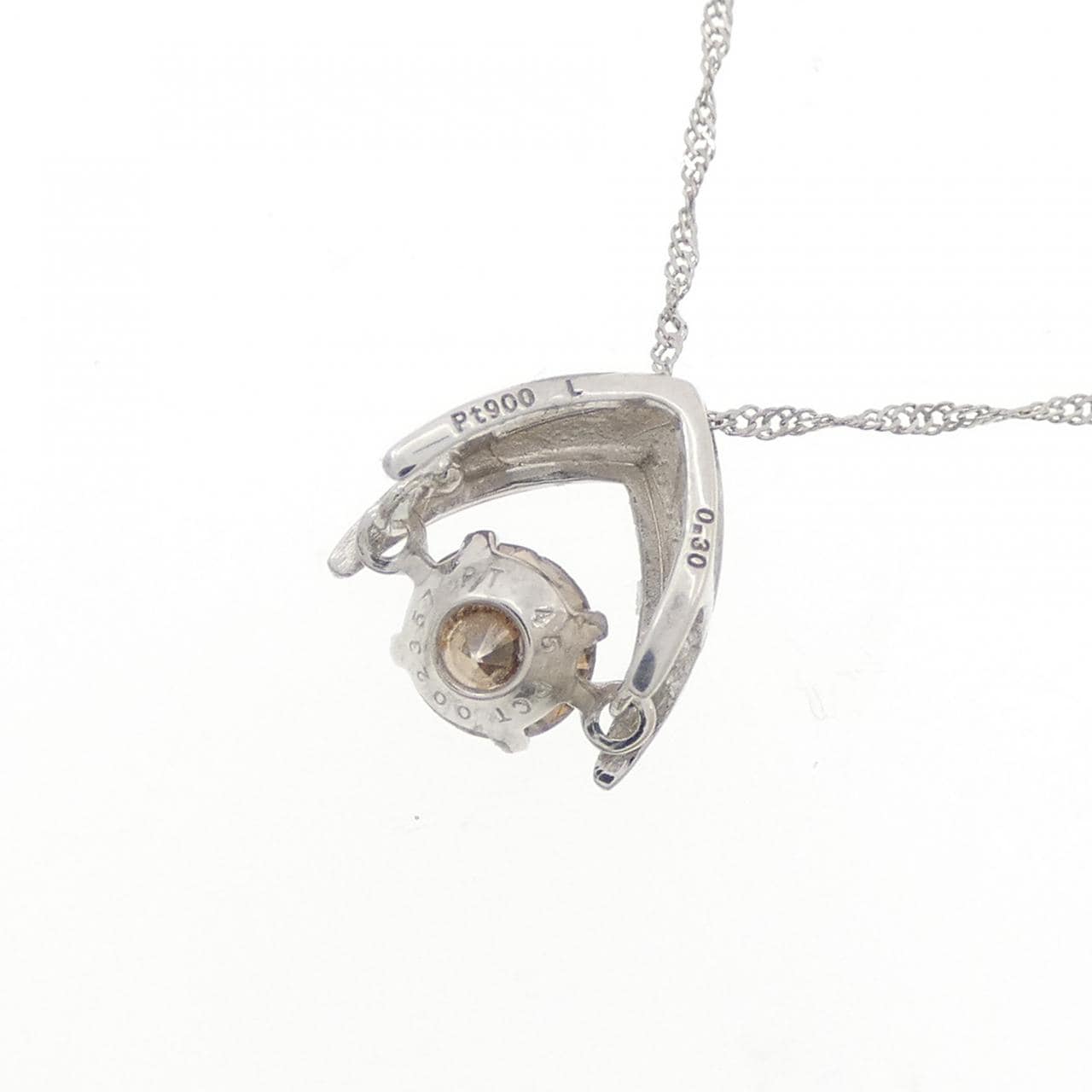PT900/PT850 ダイヤモンド ネックレス 0.30CT