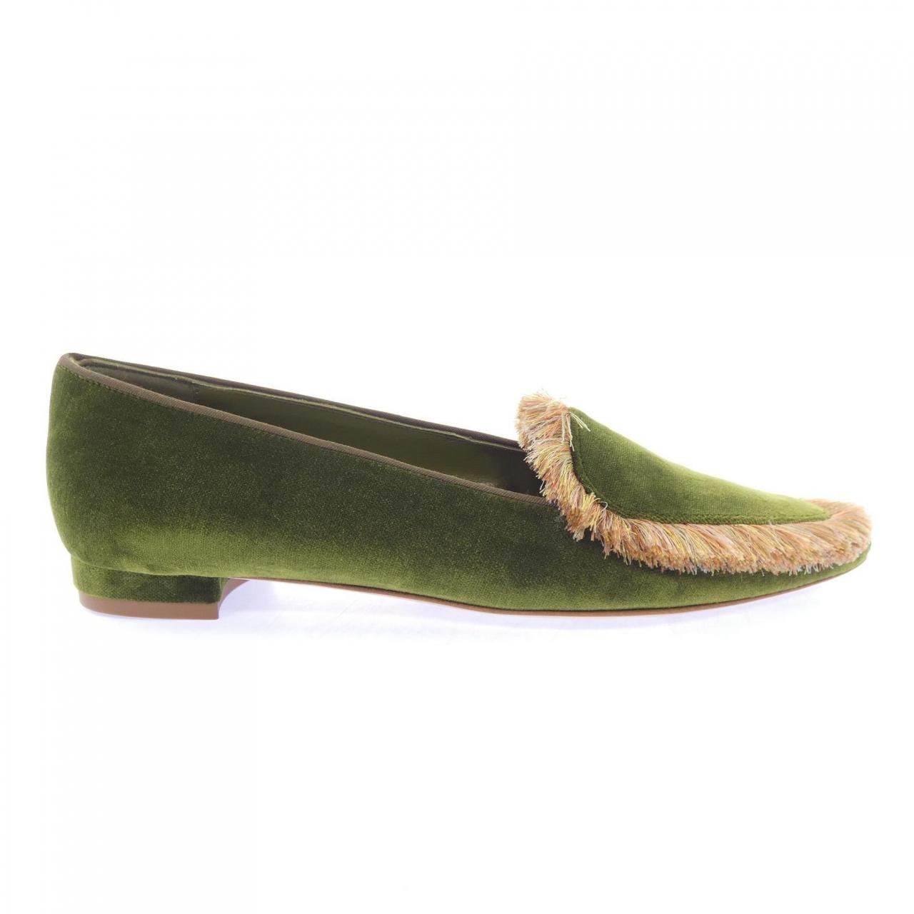 マノロブラニク MANOLO BLAHNIK AGOFRAN フラットシューズ