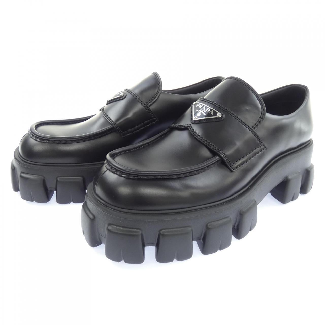 プラダ PRADA モノリスブラッシュドレザーローファー 2DE129 シューズ