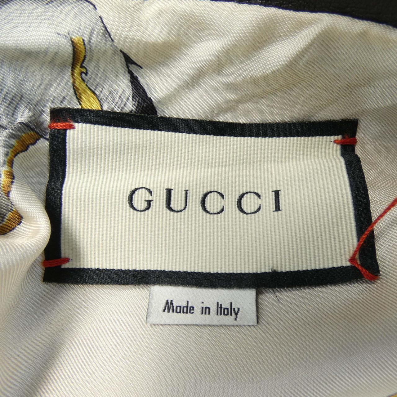 グッチ GUCCI 629189 XN336 レザーライダースジャケット