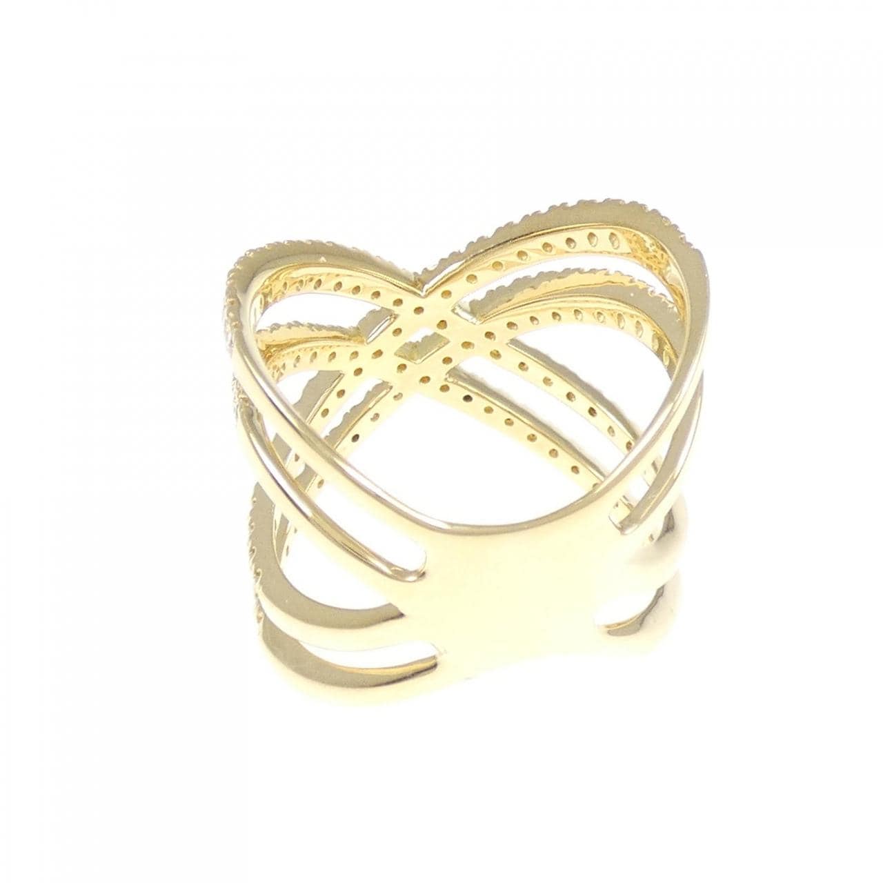 K18YG ダイヤモンド リング 0.55CT