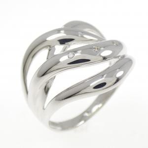 K10WG ダイヤモンド リング 0.02CT