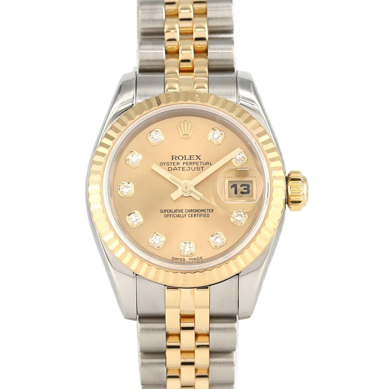 ロレックス デイトジャスト 179173G SSxYG 自動巻 D番