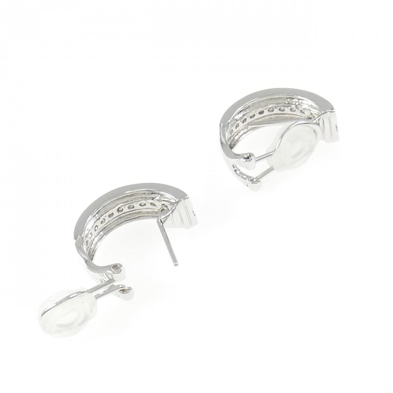 K18WG ダイヤモンド ピアス/イヤリング 0.50CT