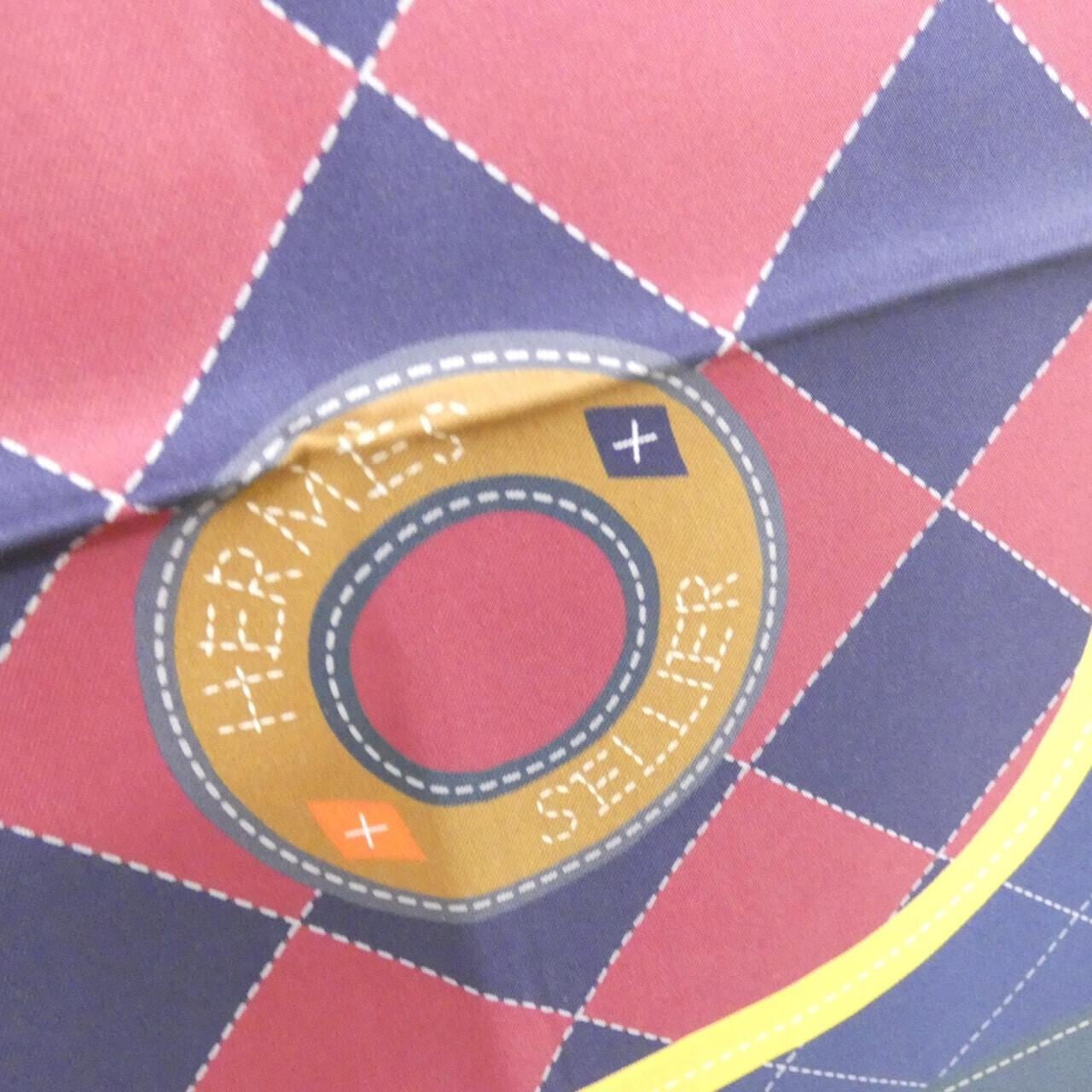 エルメス TAPIS DE SELLE カレ ダブル フェイス 904040S スカーフ