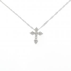 PT1000 クロス ダイヤモンド ネックレス 0.50CT