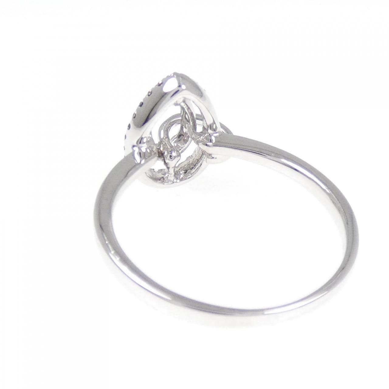 K18WG ダイヤモンド リング 0.13CT
