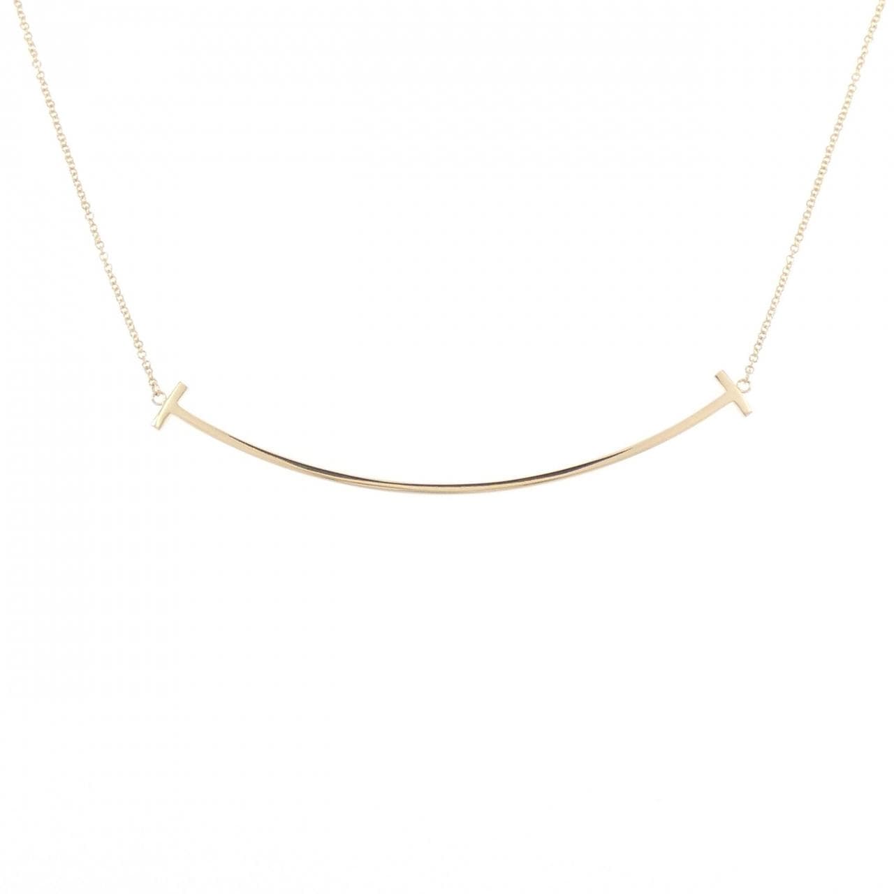 ティファニー Tスマイル ラージ ネックレス