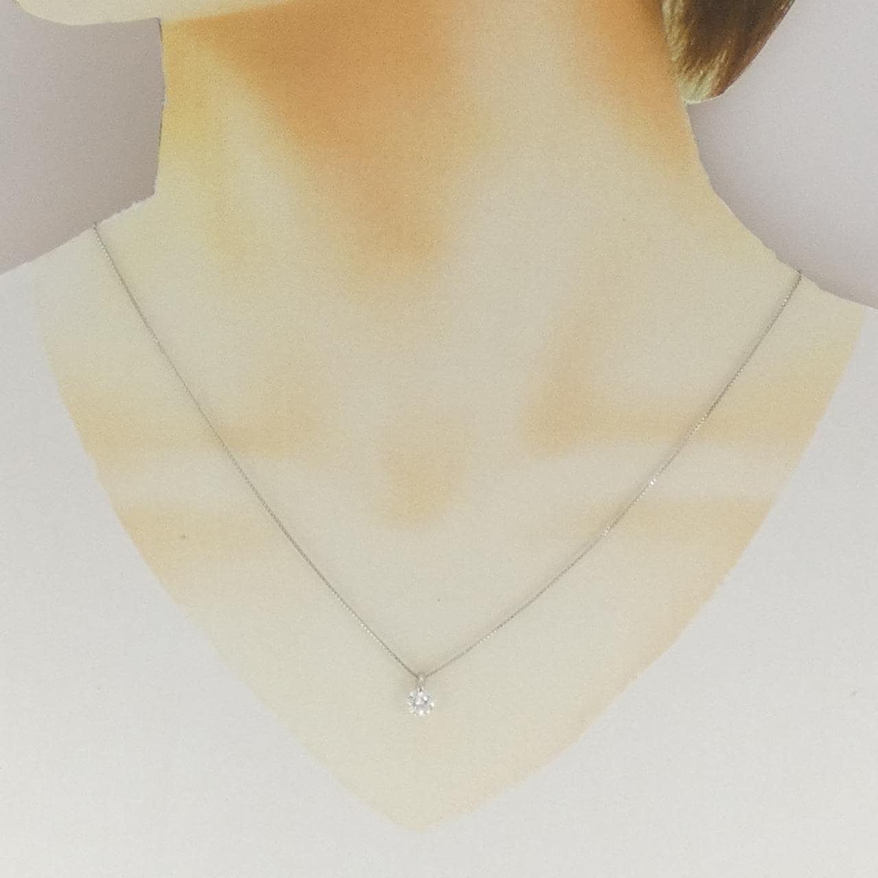 PT900/PT850 ダイヤモンド ネックレス 0.527CT
