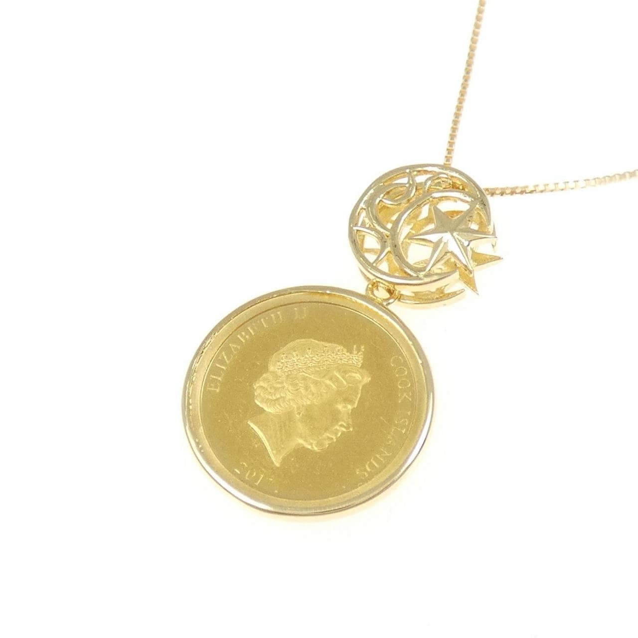 K18(枠） ダイヤモンド ネックレス 0.01CT