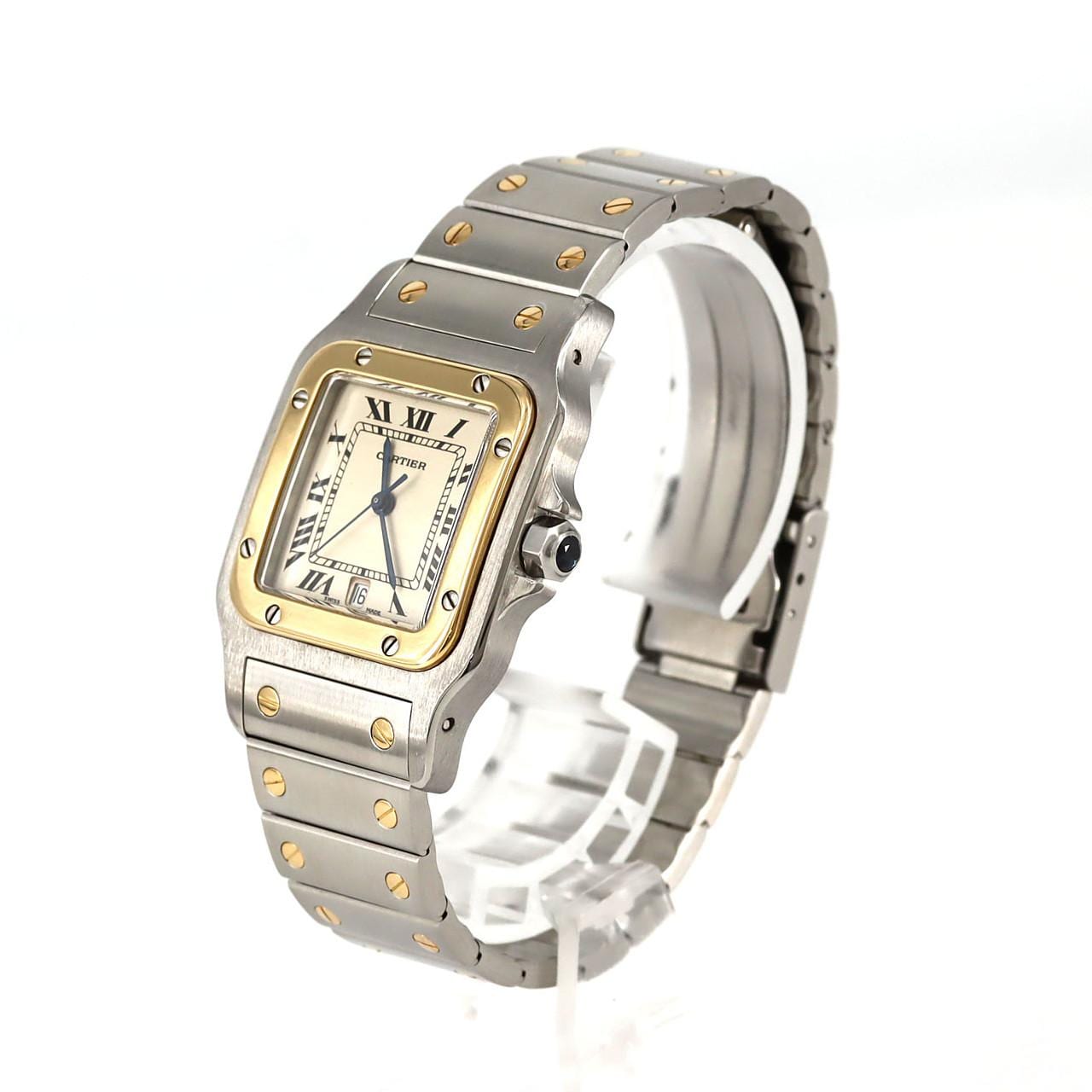 【ノーメンテナンス特価】カルティエ サントスガルベLM コンビ W20011C4 SSxYG クォーツ