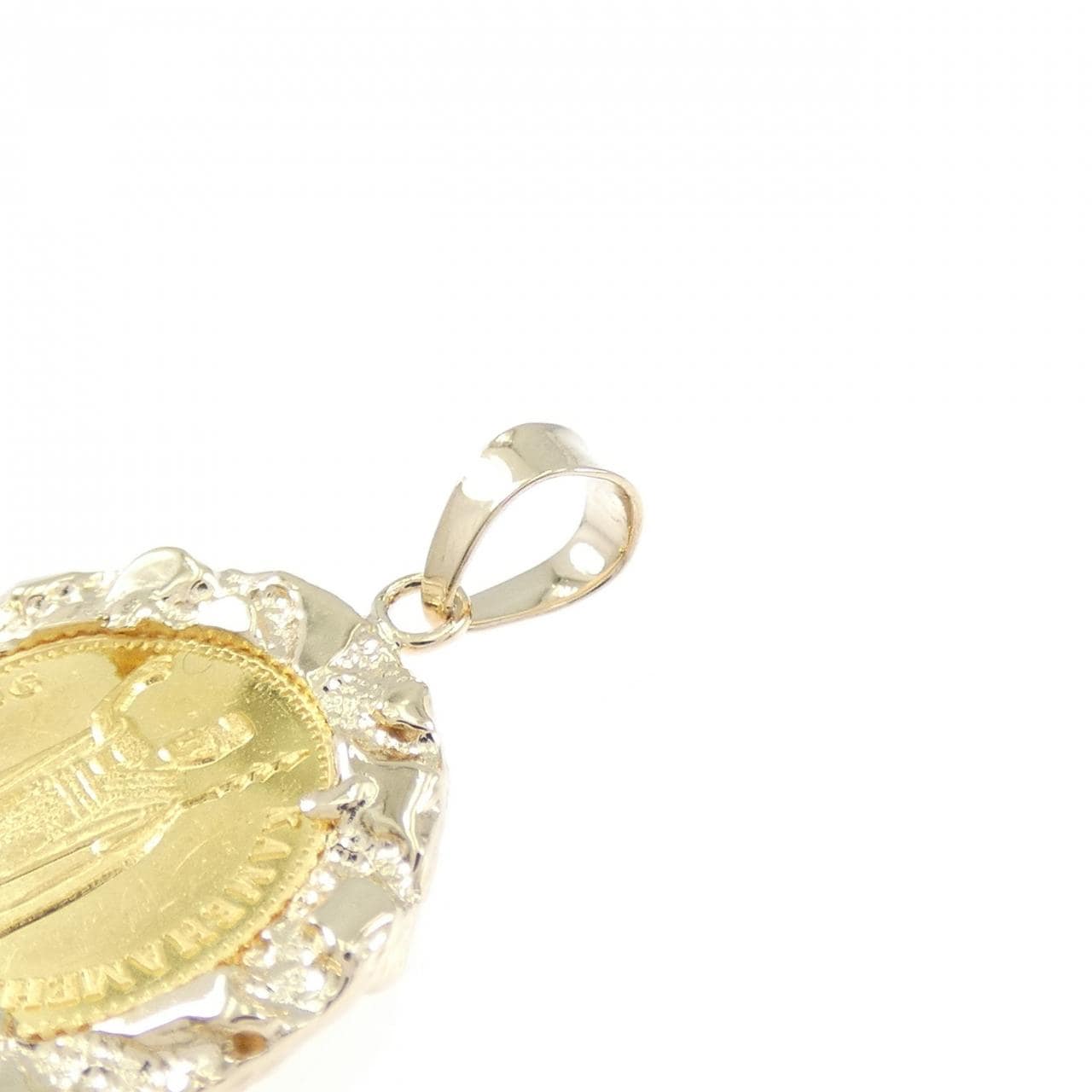 14KYG(枠) コイン ペンダント