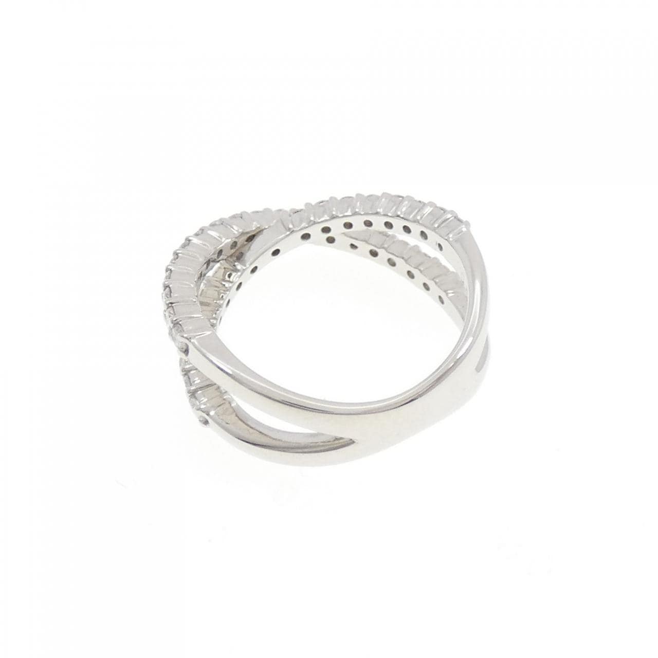 PT900 ダイヤモンド ピンキー リング 0.50CT