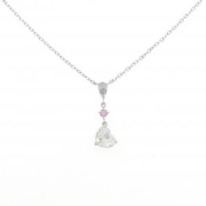 ミキモト ダイヤモンド ネックレス 0.27CT FLGB SI2 /1.11CT G VS2 ハートシェイプ