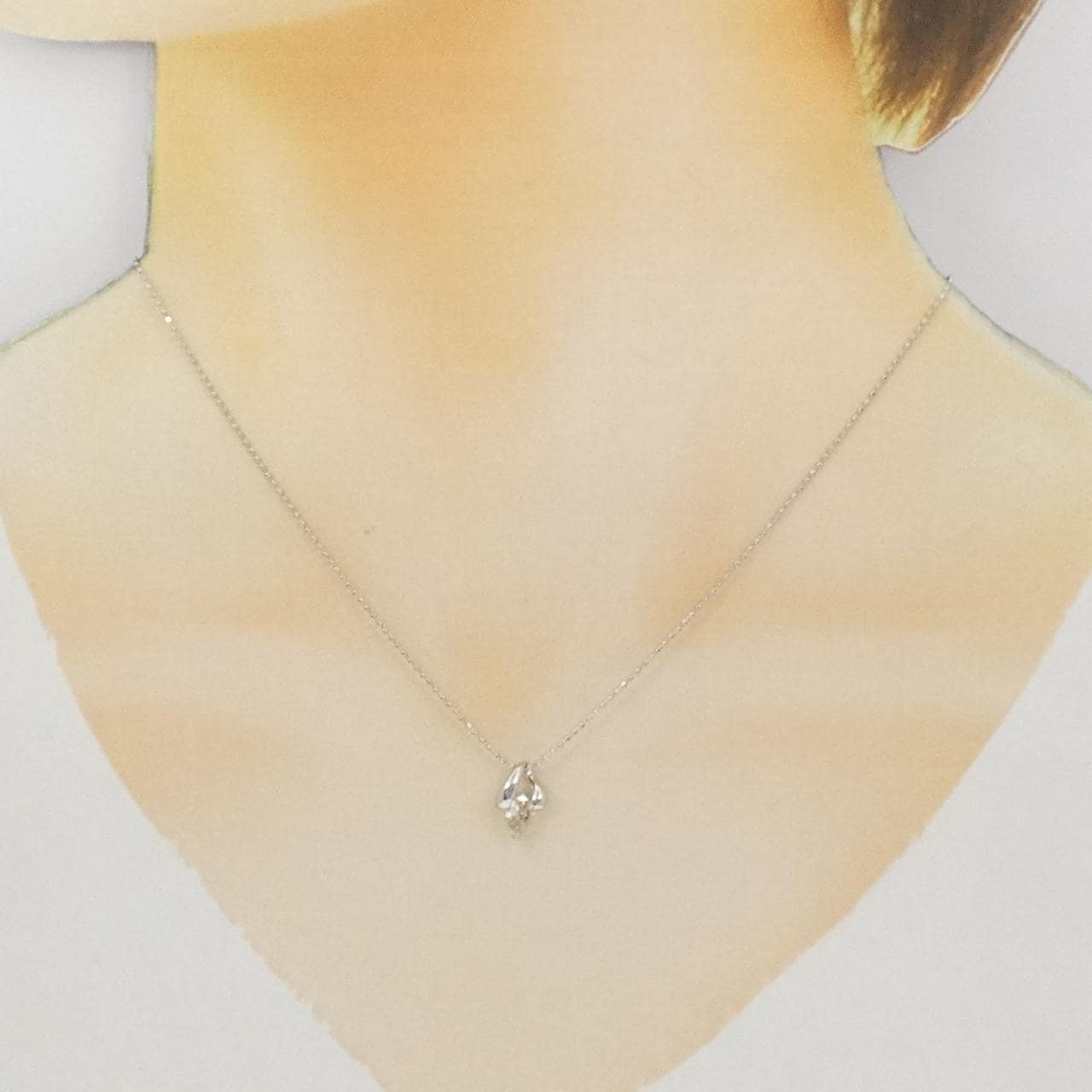 PT900/PT850 Diamond Necklace 0.30CT