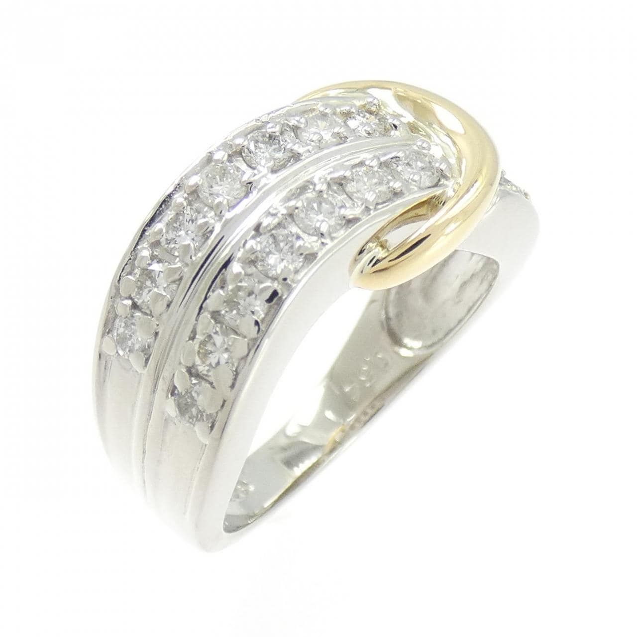 PT850/K18YG ダイヤモンド リング 0.54CT