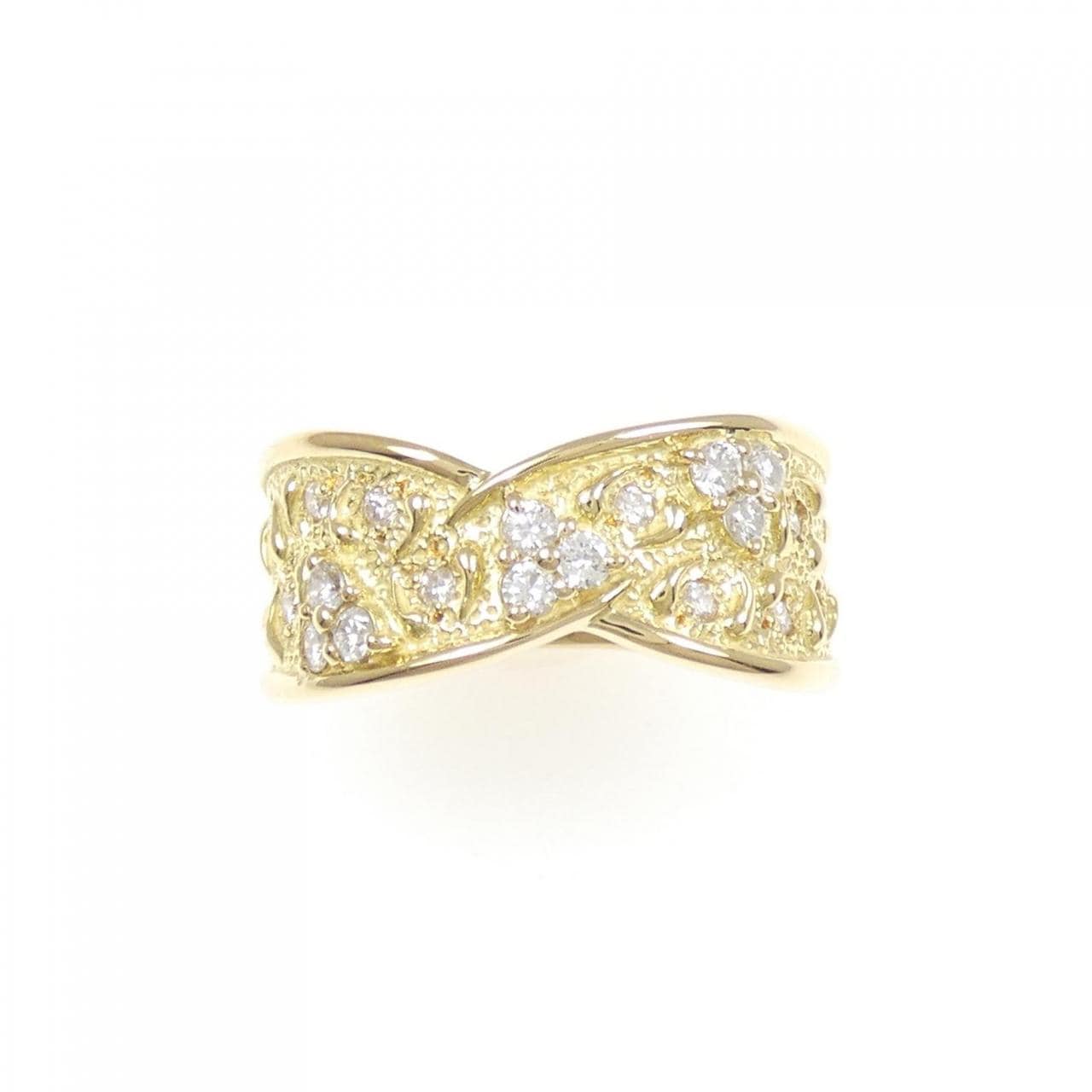 K18YG ダイヤモンド リング 0.35CT