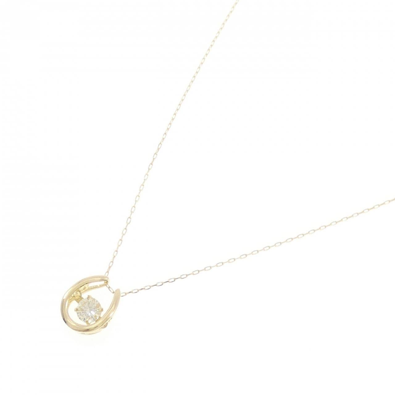 【新品】K18YG ダイヤモンド ネックレス 0.20CT