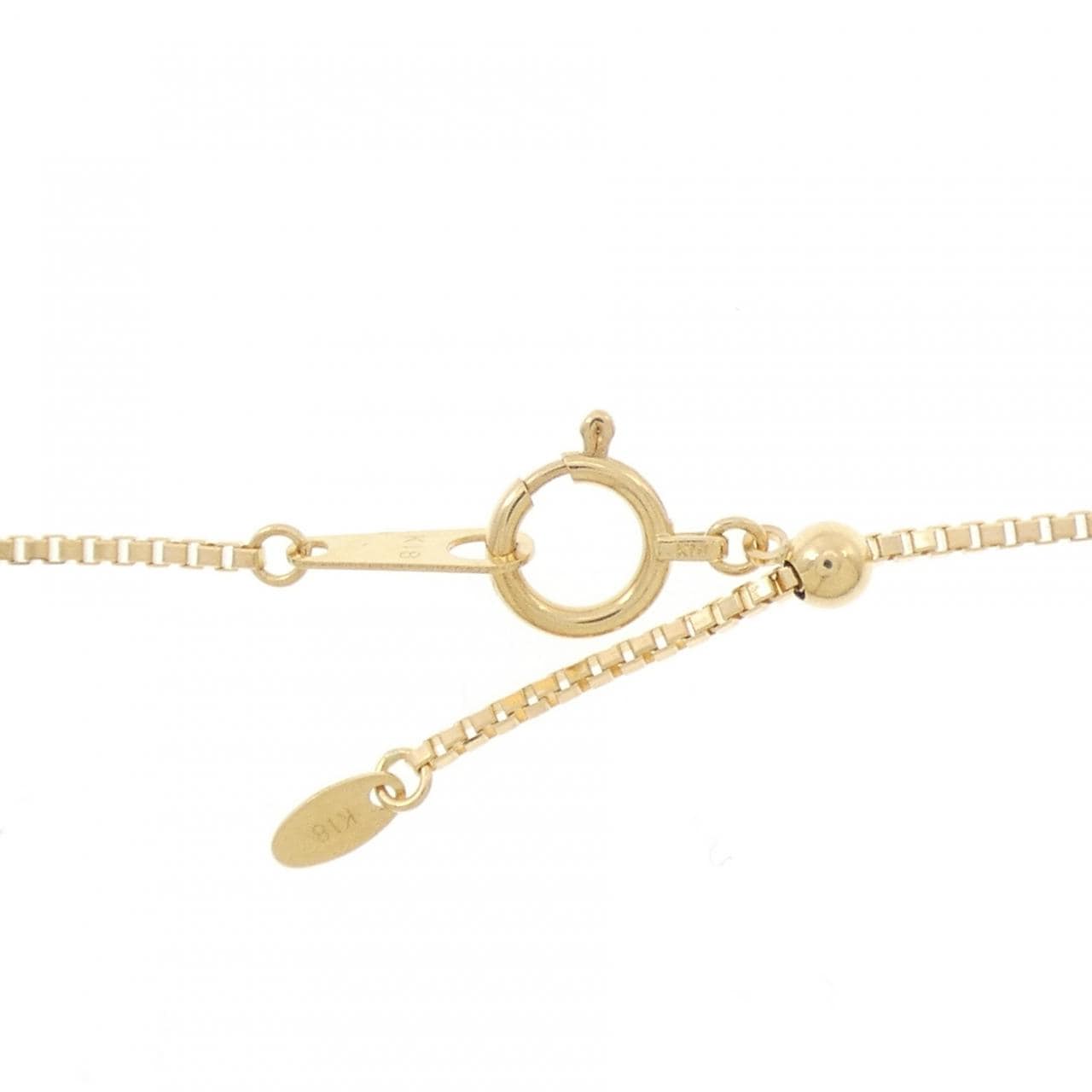 750YG/K18YG ルビー ネックレス