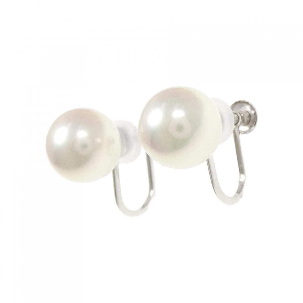 K14WG Akoya珍珠耳夹8.3 毫米