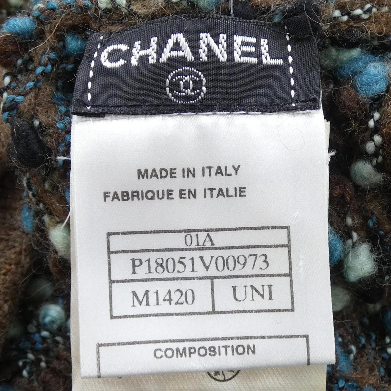 【ヴィンテージ】シャネル CHANEL P18051V00973 01A MUFFLER