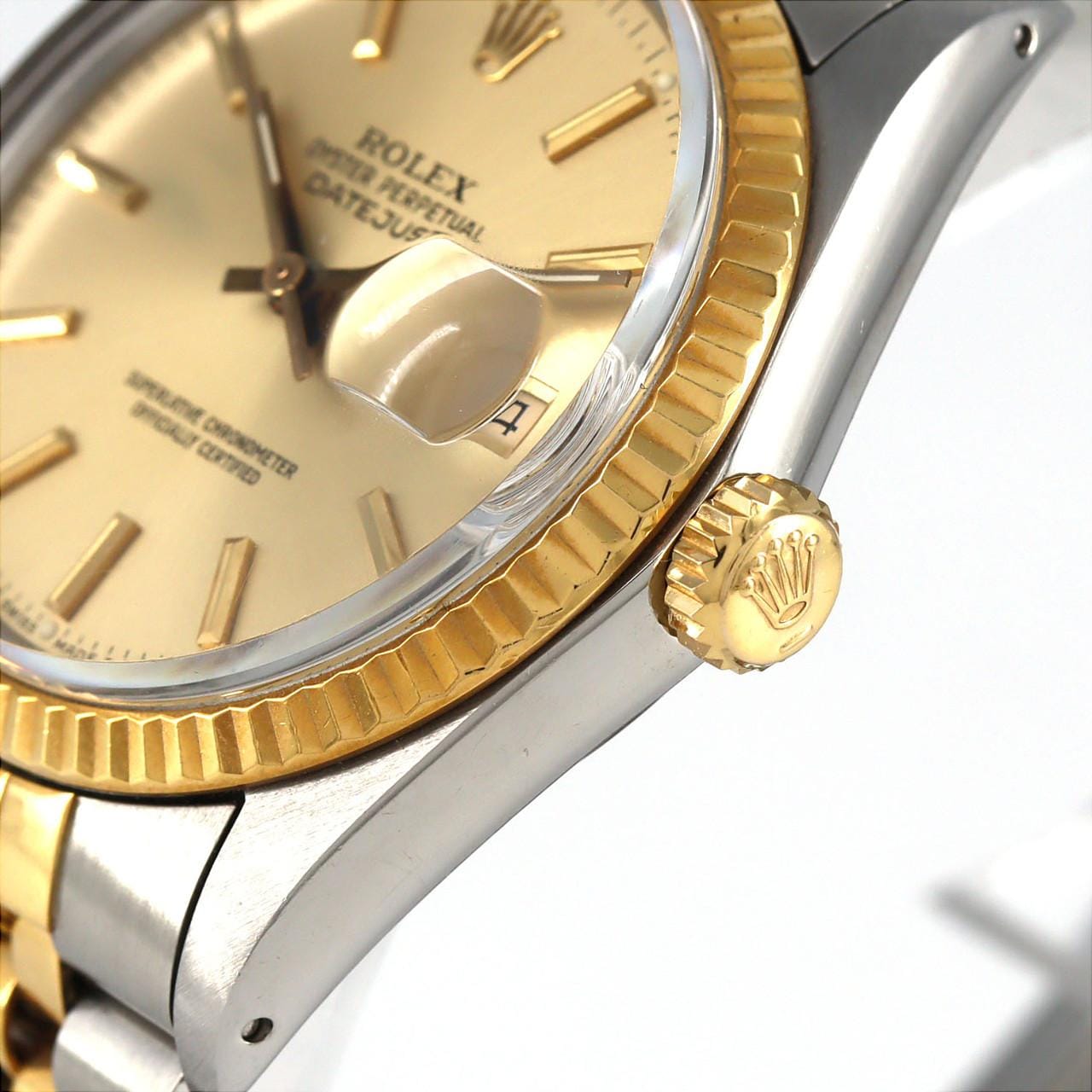【ノーメンテナンス還元価格】ロレックス デイトジャスト 16013 SSxYG 自動巻 9番台