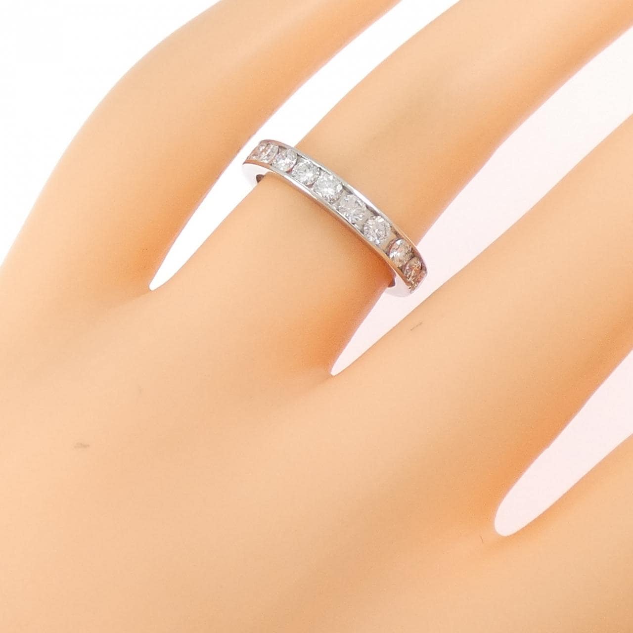 PT900 フルエタニティ ダイヤモンド リング 1.30CT