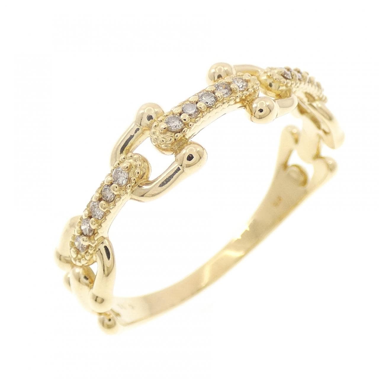 K18YG ダイヤモンド リング 0.10CT