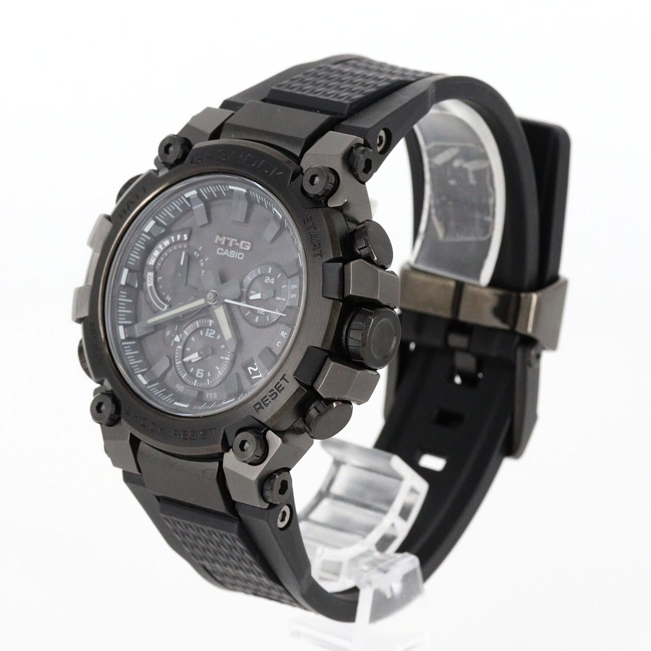 カシオ G-SHOCK･MT-G 電波時計 MTG-B3000B-1AJF SS ソーラークォーツ