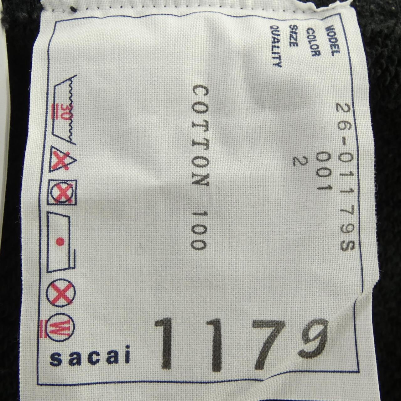 サカイ SACAI 26-01179S UNISEX スウェット