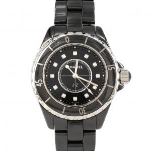 シャネル J12 33mmセラミック･12P H1625 セラミック クォーツ