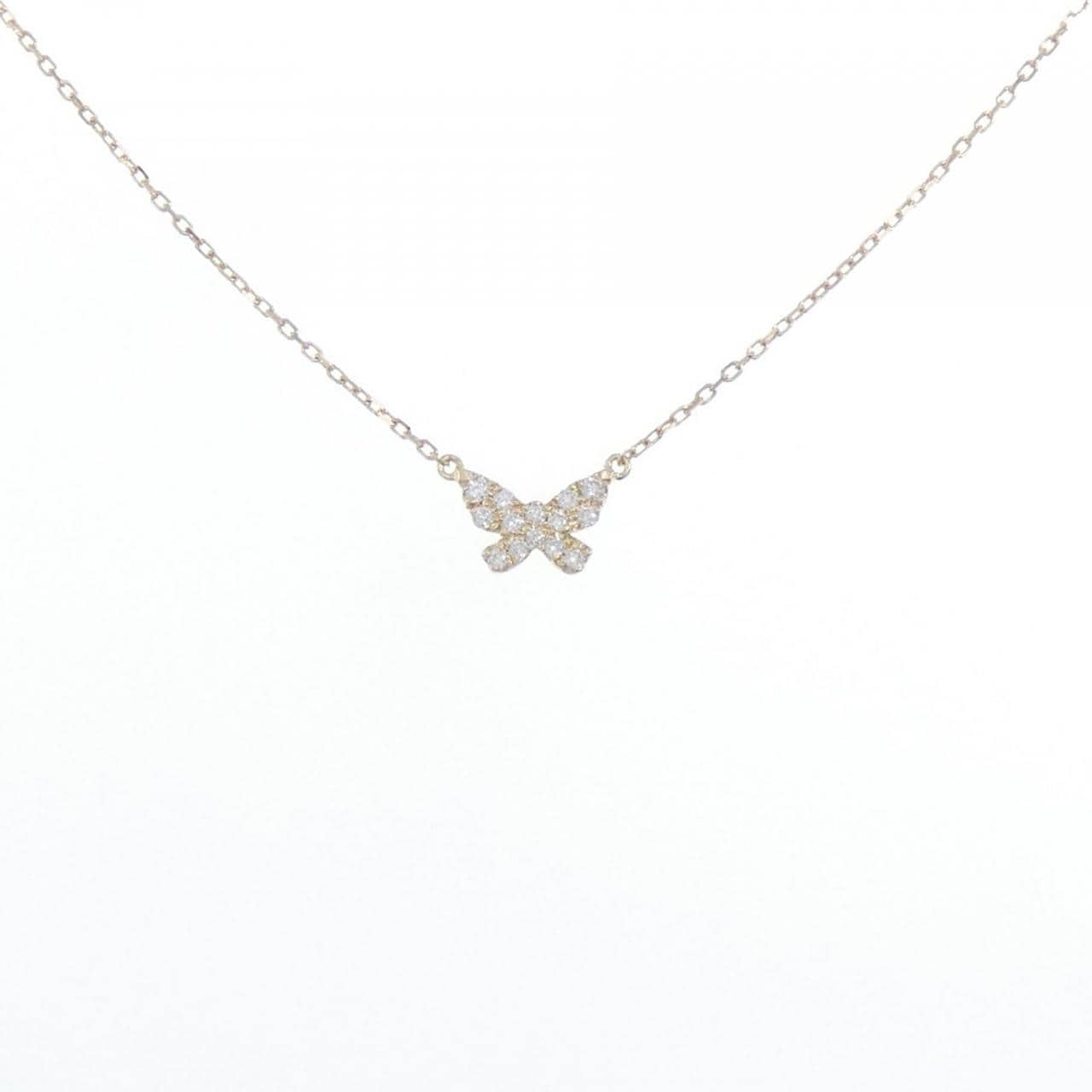 AHKAH Butterfly Necklace 0.06CT