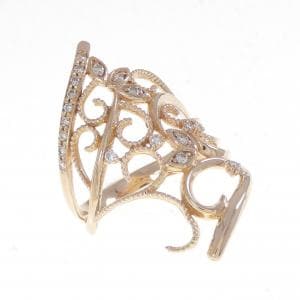 K18PG ダイヤモンド リング 0.16CT