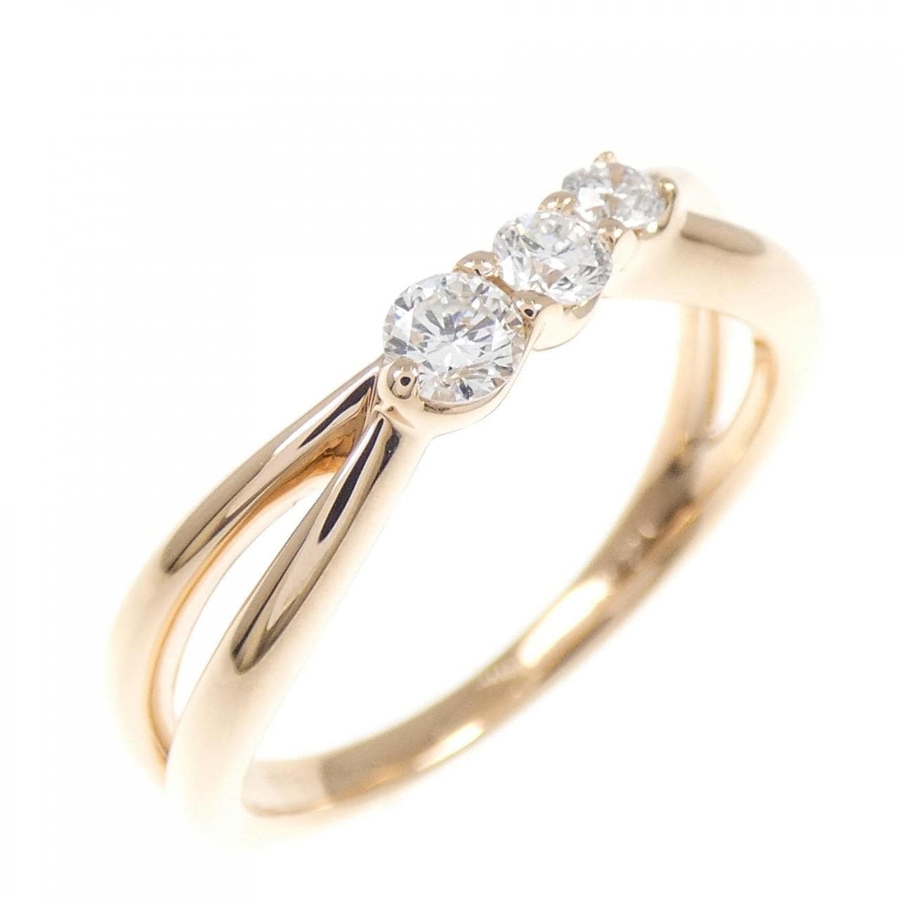 K18PG ダイヤモンド リング 0.20CT