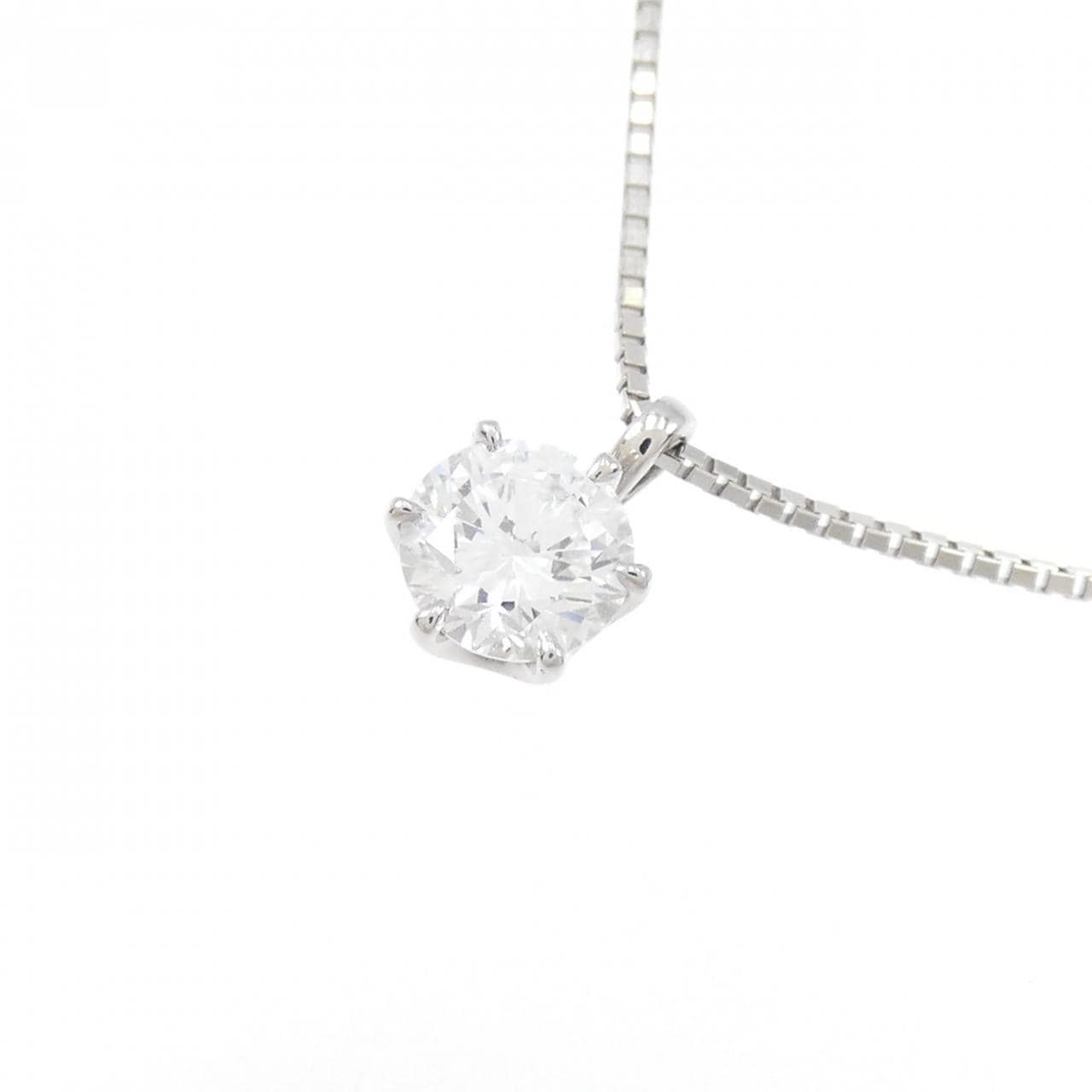 【新品】PT ダイヤモンド ネックレス 0.427CT D SI2 VG