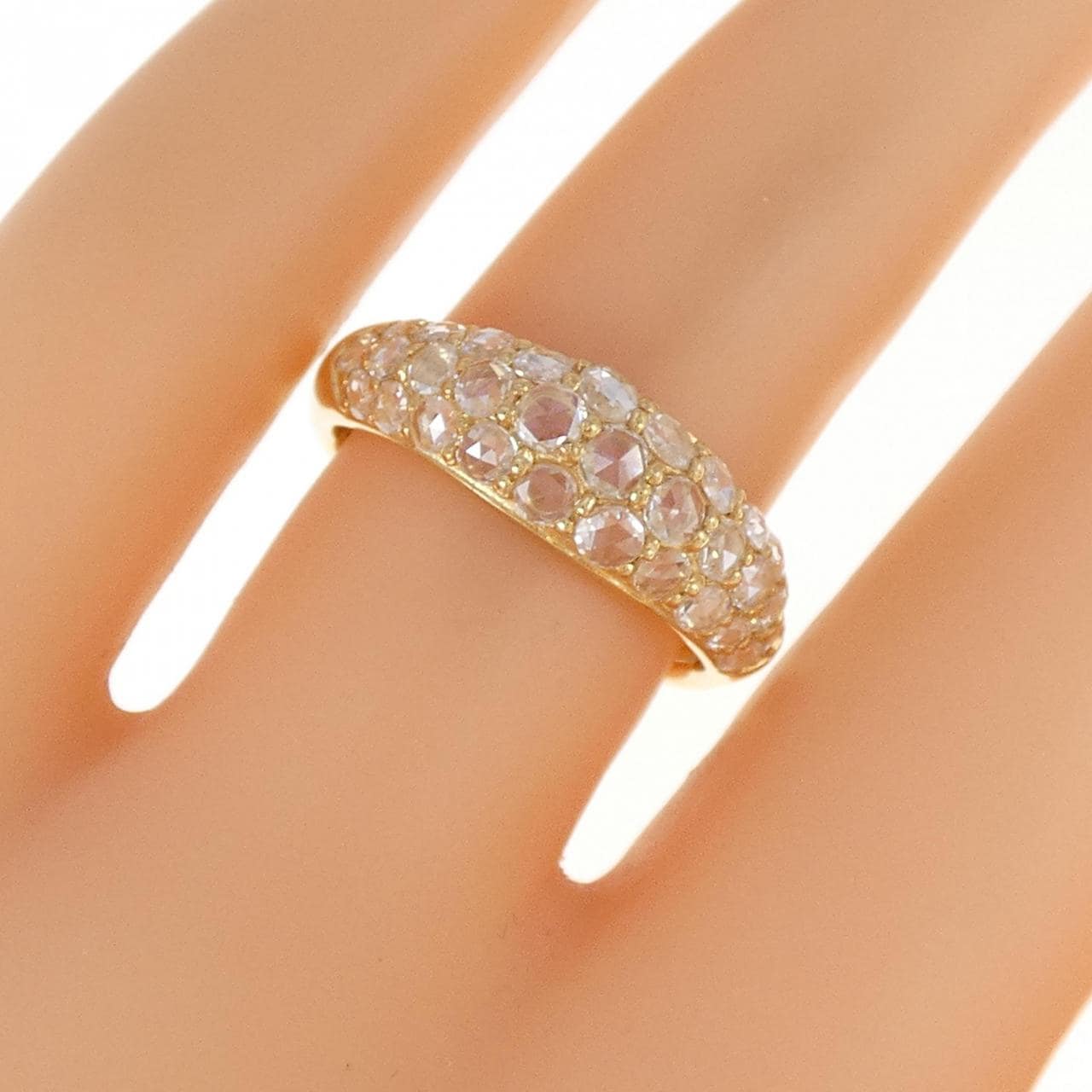 K18YG ダイヤモンド リング 0.90CT