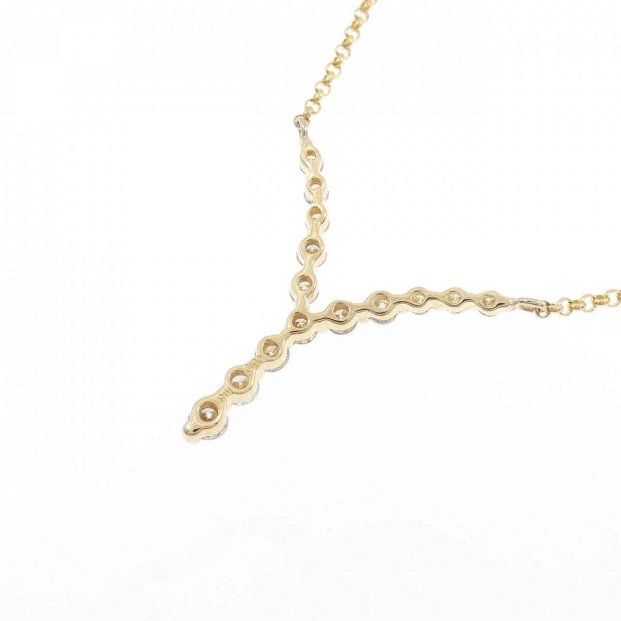 K18YG ダイヤモンド ネックレス 0.50CT