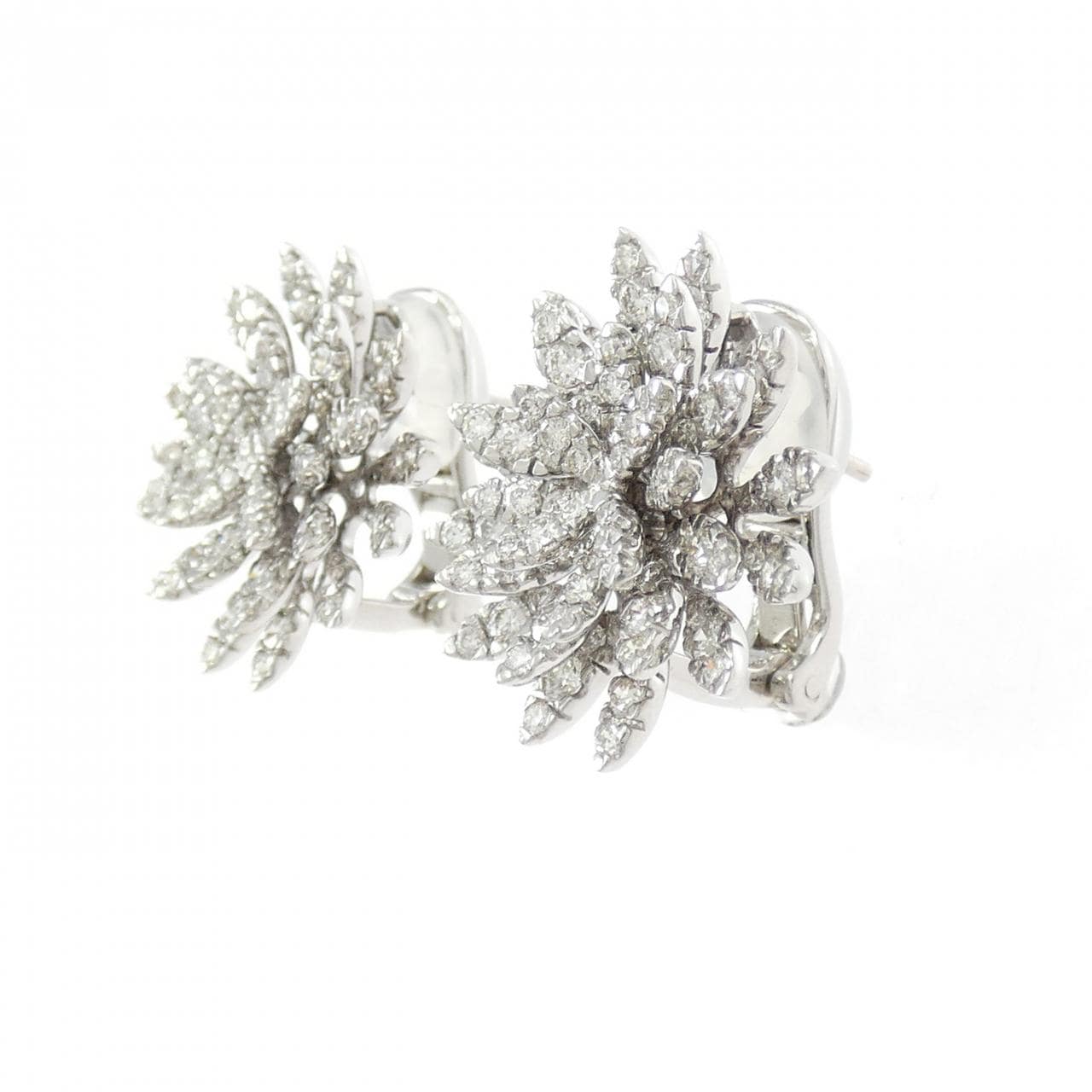 750WG ダイヤモンド ピアス/イヤリング 2.78CT