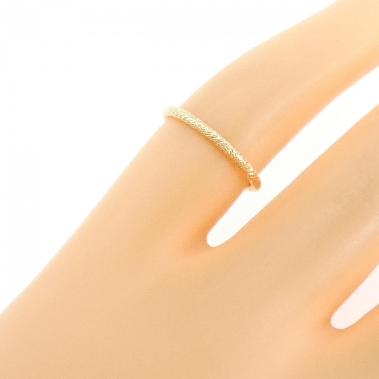 アーカー K10YG ピンキーリング