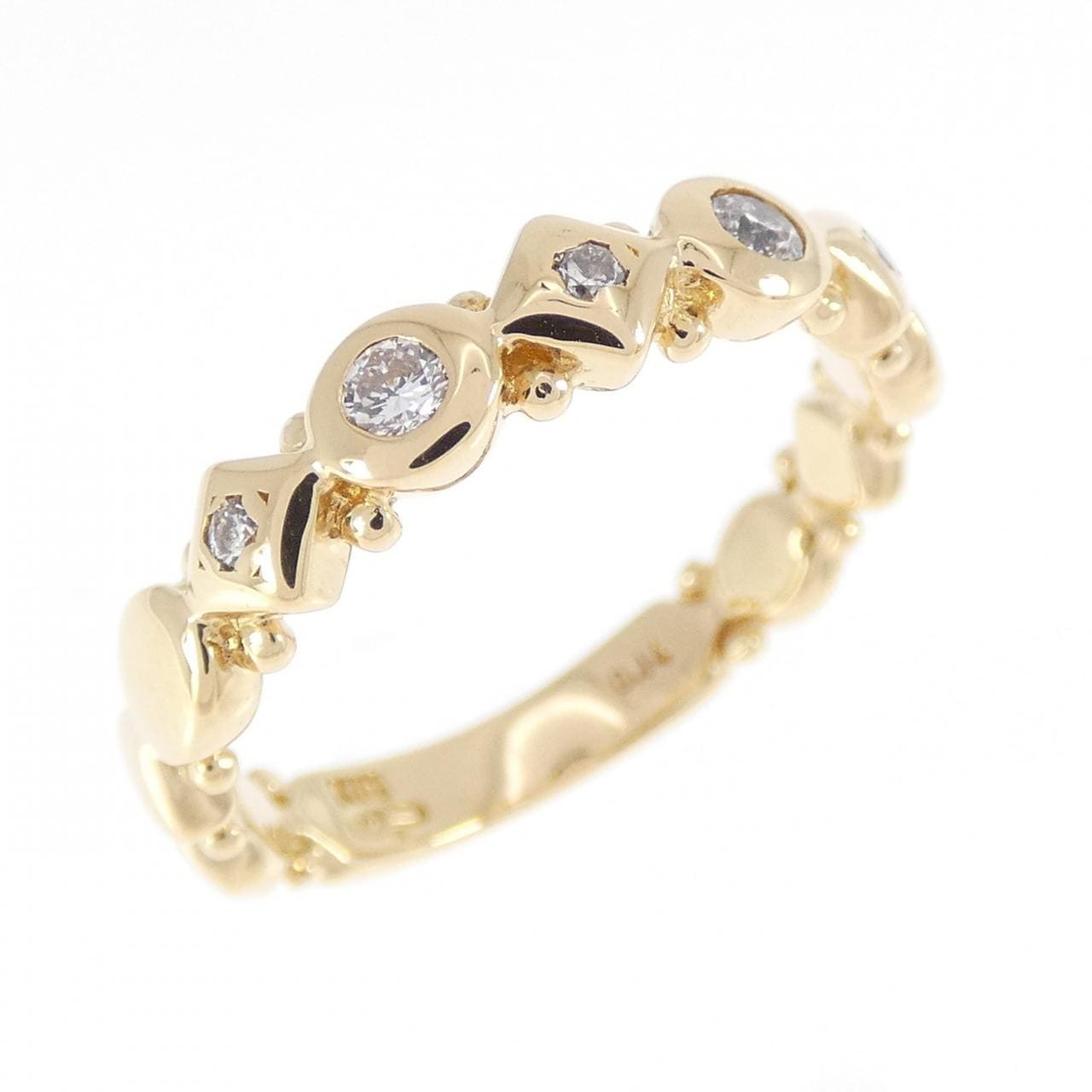 K18YG ダイヤモンド リング 0.14CT