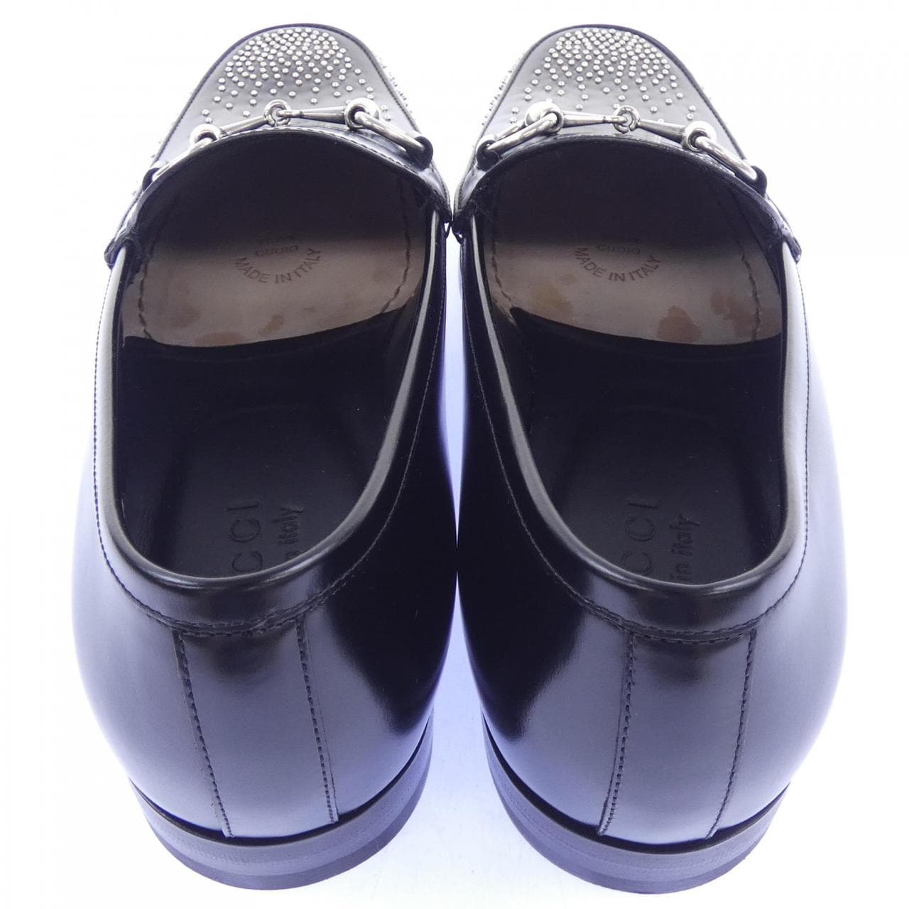 グッチ GUCCI スタッズホースビットローファー 851395 シューズ