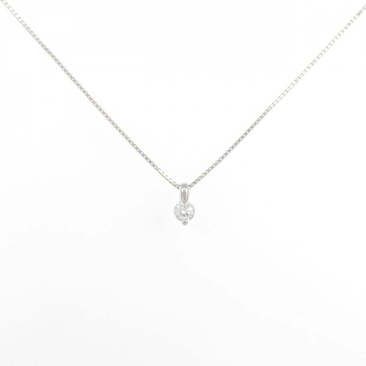 PT900/PT850 ダイヤモンド ネックレス 0.193CT