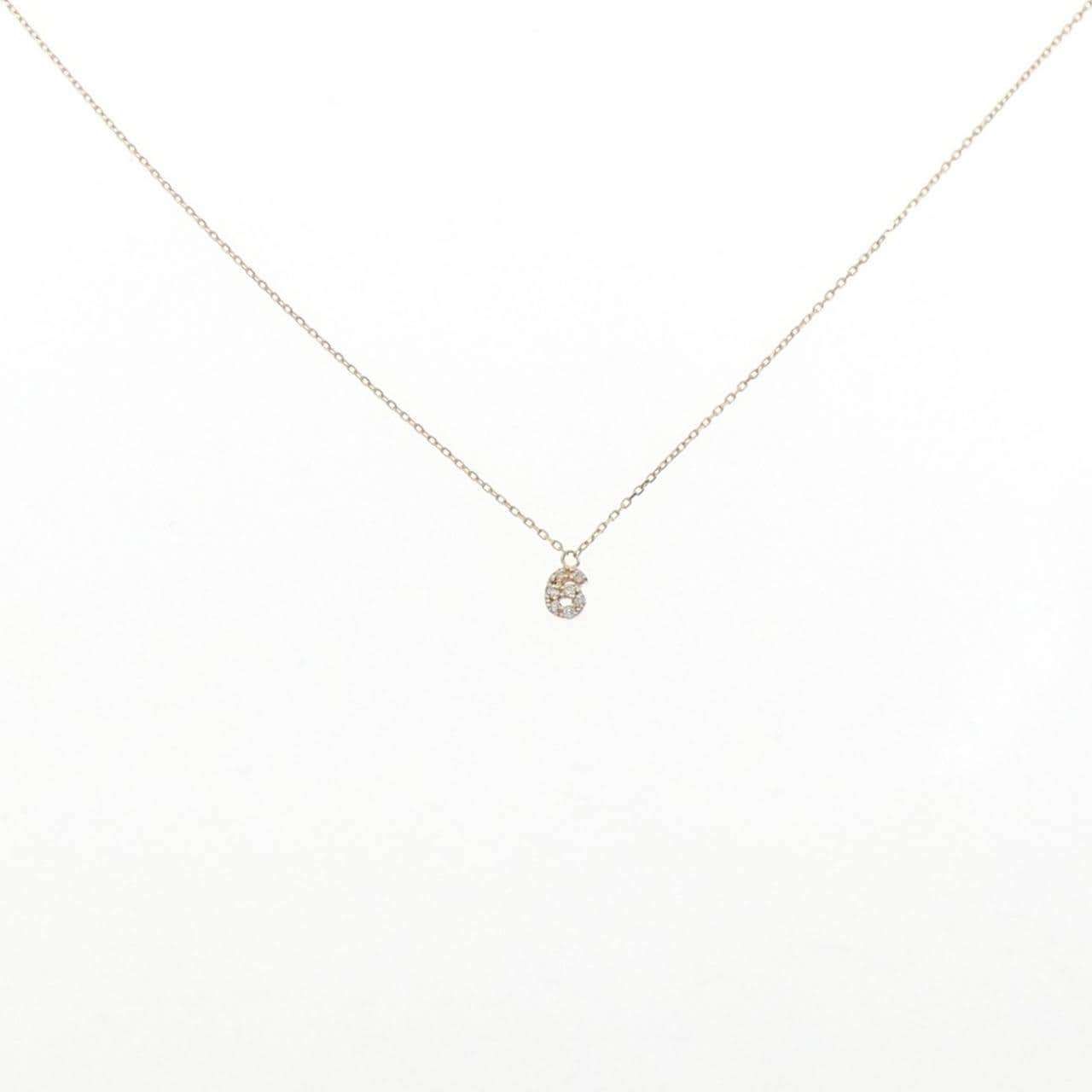K10YG ダイヤモンド ネックレス 0.02CT